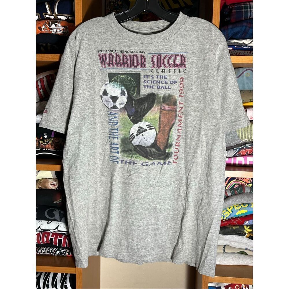 Vintage 1999 Adidas Warrior Soccer Science Tournament Tee